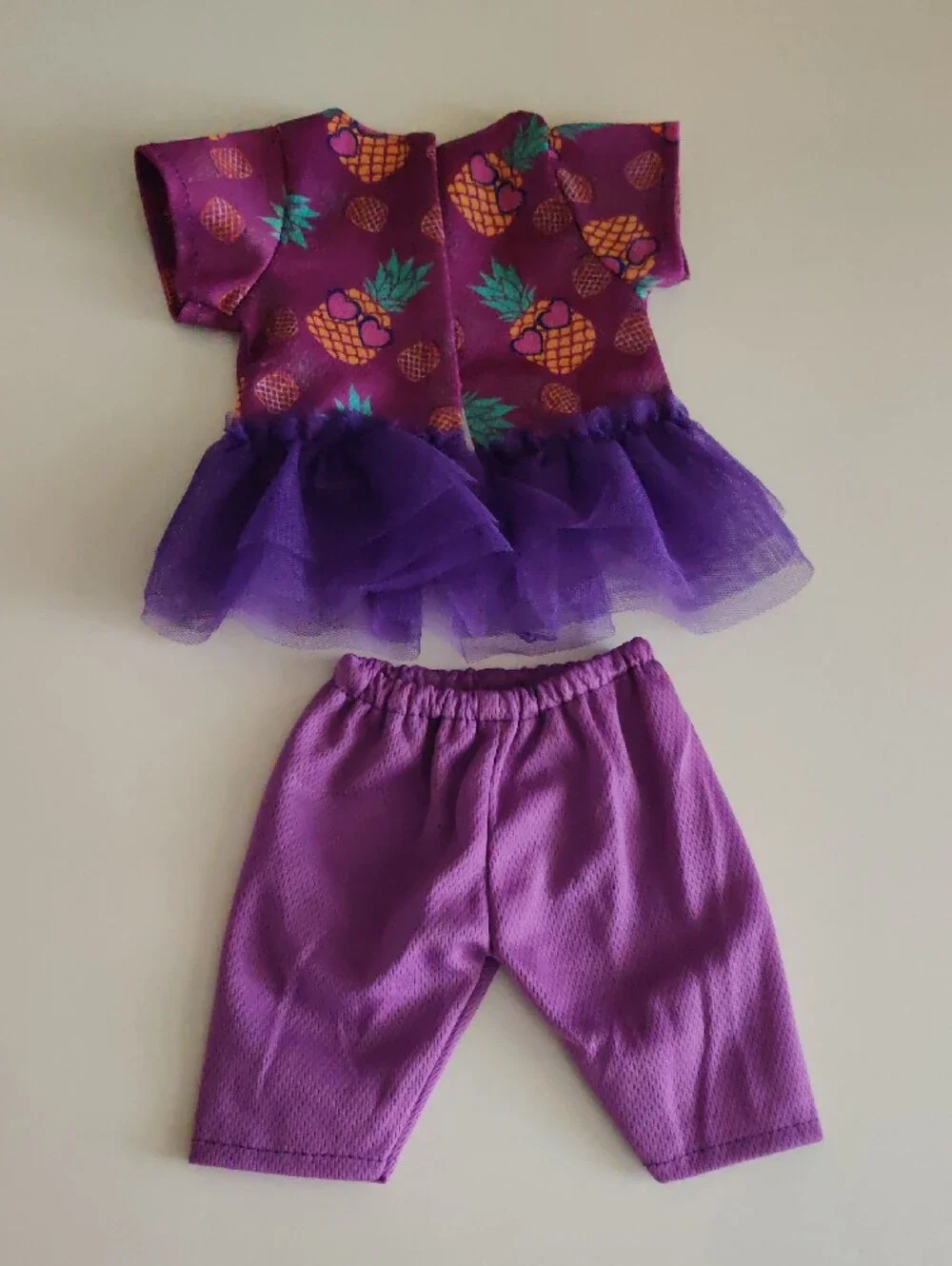 Baby Doll Clothes 14 -16 Inch Purple and Magen Doll Outfit